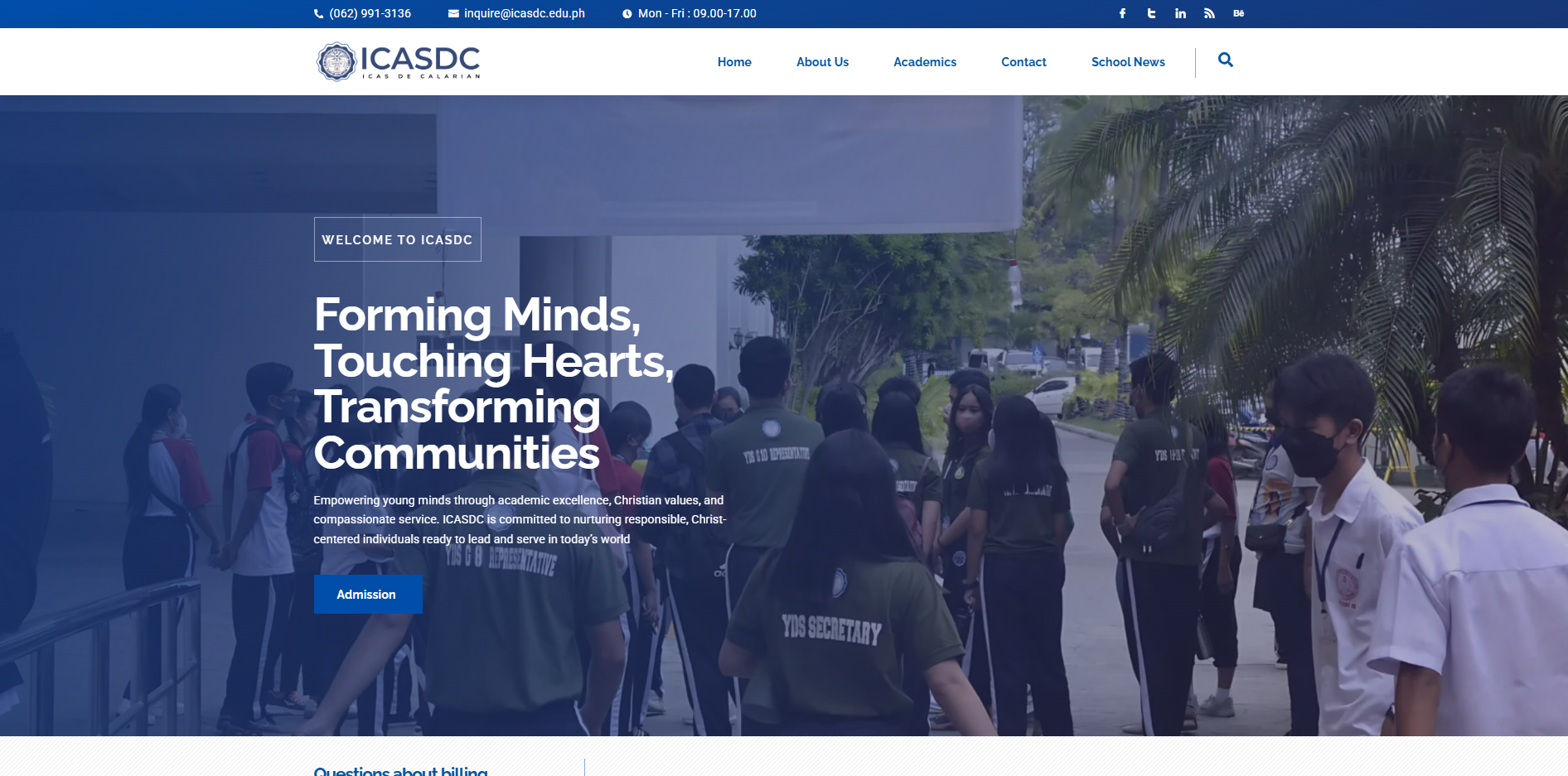 ICAS De Calarian Website thumbnail